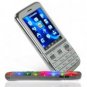 Quad Band Dual SIM Cellphone - Slim Touchscreen Mobile (Silver)