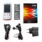 Quad Band Dual SIM Cellphone - Slim Touchscreen Mobile (Silver)