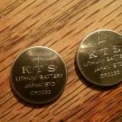 Kts lithium battery CR2032 2 pieces
