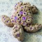 Handcrafted Original Art Sculpture Polymer Clay Jewelry Sea Turtle Brooch PR00325