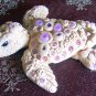 Handcrafted Original Art Sculpture Polymer Clay Jewelry Sea Turtle Brooch PR00325