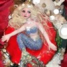 Hand Made Artist Original Polymer Clay Figurative Art Sculpture Title Amarra Mermaid  PR003877