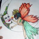 Color Pencil Drawing Original Art 9inx12in (22.9cmx30.5cm) Title Heart&Moon