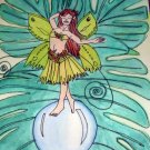 Watercolor original art 9inx12in (22.9cmx30.5cm) title  Morning Dance
