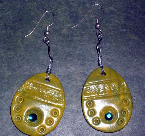 Handcrafted Original Art Earrings CR0083