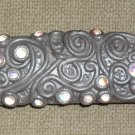 Handcrafted Original Art Tortoise Bar Barrettes Hair Accessories