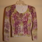 Woman's Long Sleeve Shirt Very Unique Size Large
