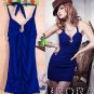 Sexy v-neck halter backless mini dress top Size S