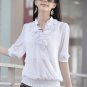 NWT Chic ruffles see-through chiffon tops blouse size S