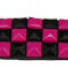 Hot Pink and Black Studded Belt