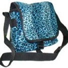 Blue Leopard Skin Bag