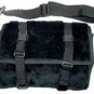 Black Fur Messenger Bag