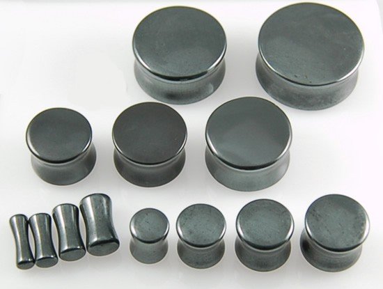 Hematite Stone Plug