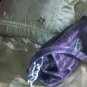 KATE LANDRY MAROON LEATHER SNAKESKIN HANDBAG