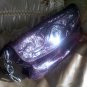 KATE LANDRY MAROON LEATHER SNAKESKIN HANDBAG