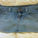 CUTE ABERCROMBIE JEAN MINI SKIRT DISTRESSED GIRLS SIZE 14 DENIM CUTE!