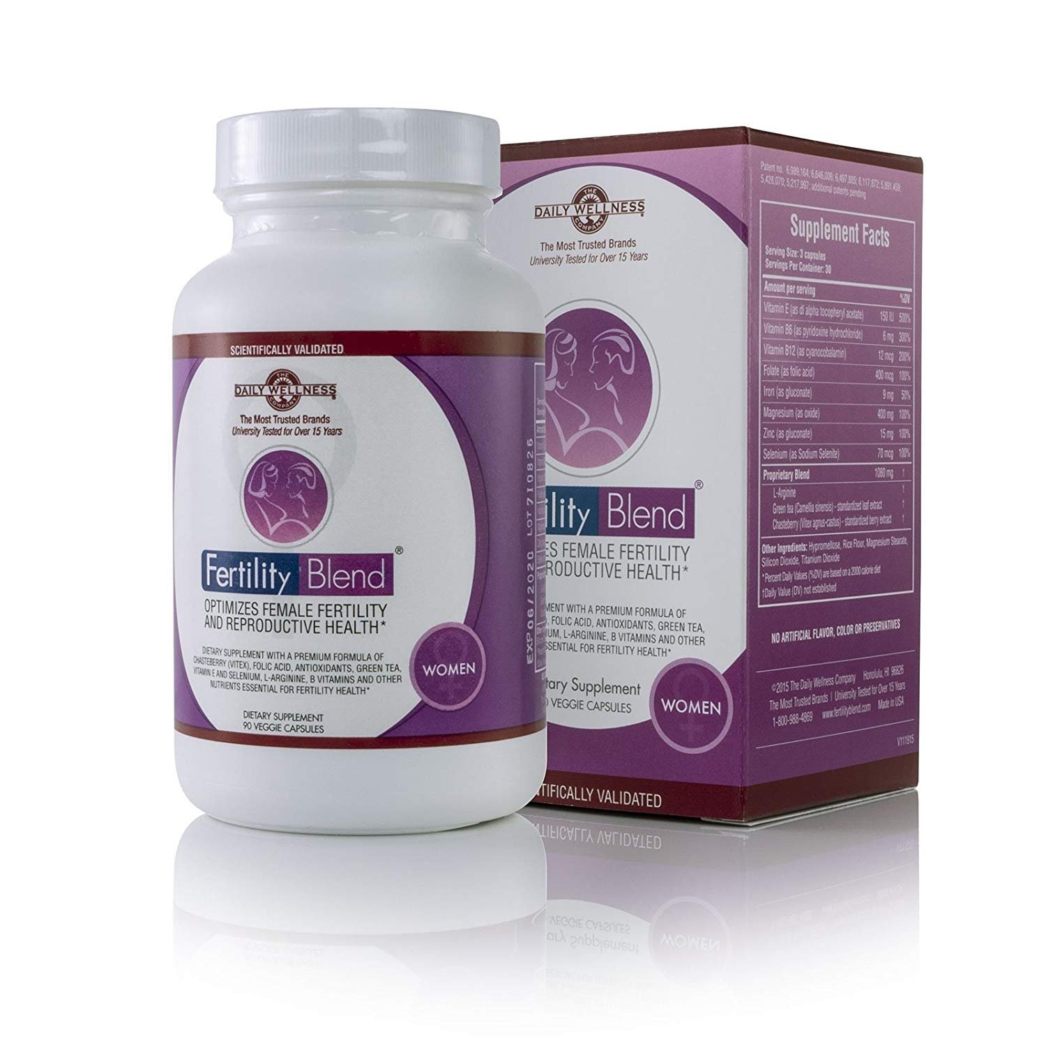 Fertility Blend For Women Daily Wellness 90 Capsules