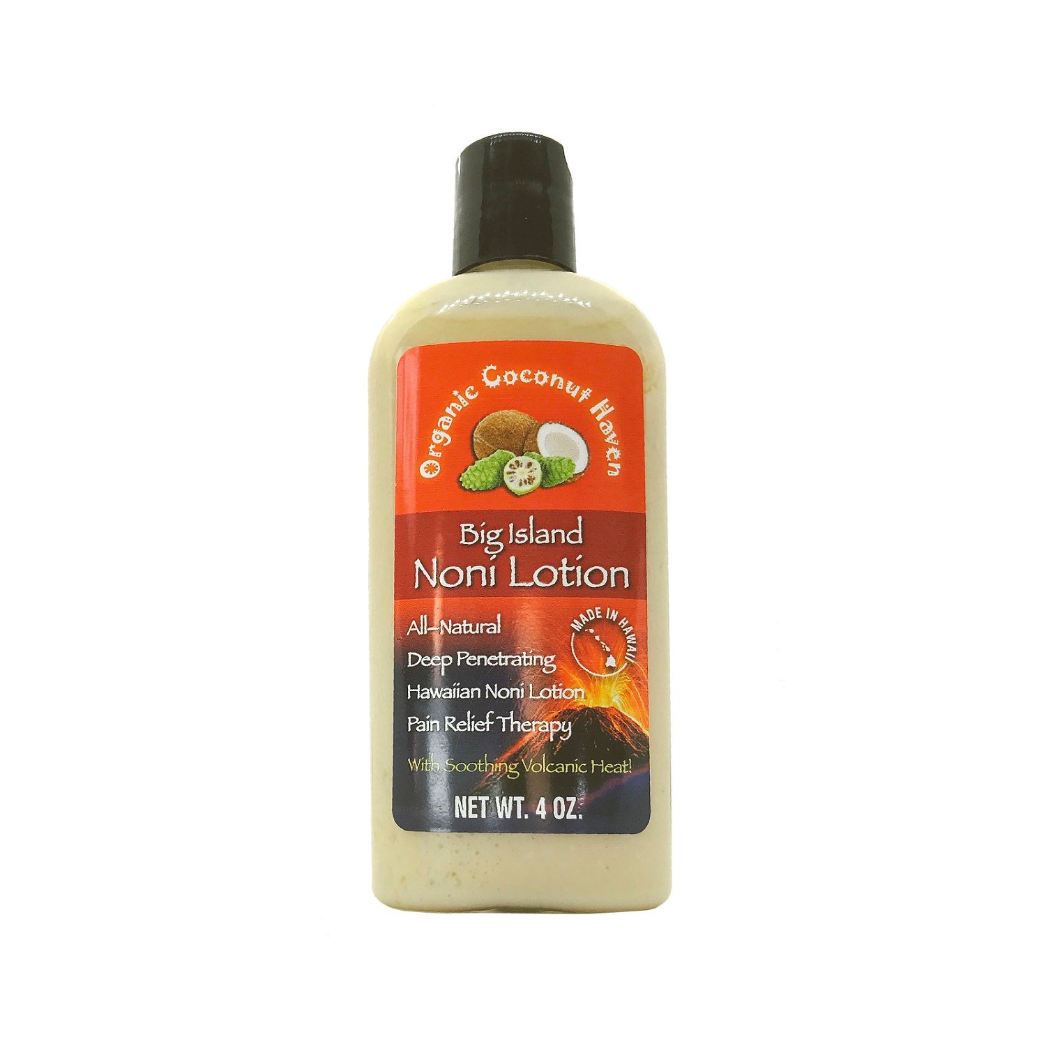 Hawaii Organic Big Island Noni Lotion All Natural Deep 4oz
