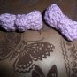 Crochet Bow Earrings Size (S)