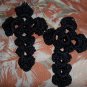 Crochet Cross Earrings