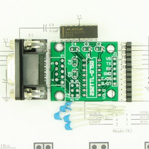 MAX3232 RS232 TTL Convertor, Adapter Kit for AVR,PIC,GPS