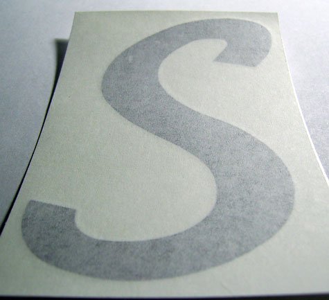 "S" for Serro Scotty Window Cover