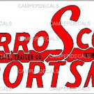 Serro Scotty 5" x 12" Small Decal (Rectangle Shaped), 2 Factories