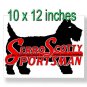 Serro Scotty 10" x 12" Large Decal (Rectangle Shaped)
