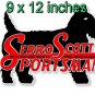 Serro Scotty 9" x 12" Large Die-Cut Decal
