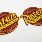 RUST-EZE X 2 DISTRESSED Vintage Style Vinyl DECAL, Car Sticker, Rat Rod, Racing