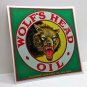 WOLF'S HEAD OIL Vintage Style DECAL, Vinyl STICKER, rat rod, hot rod, car racing