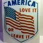 America Love it or Leave it Vintage Style Decal / Vinyl Sticker