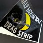 Half Moon Bay Drag Strip Vintage Style DECAL, Vinyl STICKER, racing, hot rod