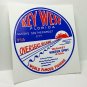Key West Florida, Vintage Style Travel Decal / Vinyl Sticker, Luggage Label