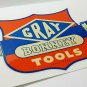 Gray Bonney Tools Vintage Style DECAL, Vinyl STICKER, rat rod, tool box, hot rod
