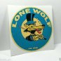 LONE WOLF Vintage Style DECAL, Vinyl STICKER, rat rod, racing, hot rod