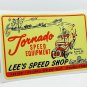 LEE'S SPEED SHOP Vintage Style DECAL, vinyl STICKER, rat rod, hot rod, racing