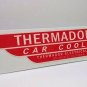 Red & White Thermador Car Cooler Sticker, evaporative swamp cooler decal