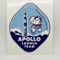 Snoopy APOLLO 11 Launch Team Vinyl DECAL, Vintage Style Sticker Space 1960s NASA