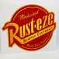 4.5" RUST-EZE Vintage Style Vinyl DECAL, Retro Car Sticker, Rat Rod, Drag Racing