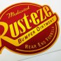 4.5" RUST-EZE Vintage Style Vinyl DECAL, Retro Car Sticker, Rat Rod, Drag Racing