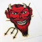 Red Devil 1950's Vintage Style DECAL, Vinyl car STICKER, rat rod, racing