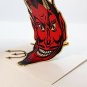 Red Devil 1950's Vintage Style DECAL, Vinyl car STICKER, rat rod, racing