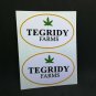 Pair of TEGRIDY FARMS DECALS, 3.5 Inch, Vinyl STICKERs, South Park