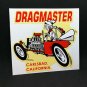 DRAGMASTER Vintage Style DECAL/Vinyl STICKER, racing, hot rod, rat rod, gasser
