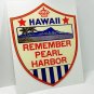 Hawaii - Remember Pearl Harbor, Vintage Style WWII Travel Decal, Vinyl Sticker