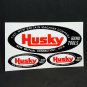 HUSKY TOOLS x 3 Vintage Style DECALS, Vinyl STICKERS