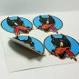 2 inch BIG BAD WOLF Vintage Style DECALS, Vinyl STICKERS, rat / hot rod, racing
