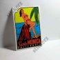 SANTA MONICA California Vintage Style Travel Decal, Vinyl Sticker, luggage label