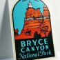 Bryce Canyon National Park Utah Vintage Style Decal, Vinyl Sticker,Luggage Label